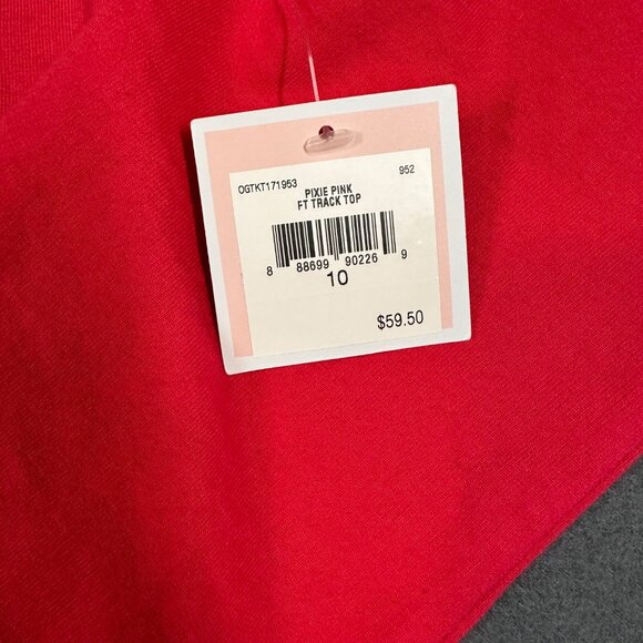 Juicy Couture Girls 10 Long Sleeve Logo Oversized‎ Cropped Pullover Shirt NWT - Picture 7 of 10